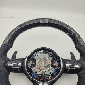 Explosive Models Carbon Fiber Led Perforated Leather for 3 Series 5 Series F20 F30 F90 F01 F02 Car Steering Wheel - Product Image 3