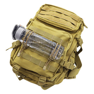 Clips d'accessoires tactiques à dégagement rapide, support MOLLE pour lampe de poche, hâche à glace, bâton de randonnée, équipement de sac à dos, kaki - Product Image 3