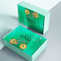 Boîtes d'emballage en papier écologique avec logo personnalisé pliable pour gâteau, pain, pâtisserie, donut, macaron, impression de qualité alimentaire, matériaux recyclés