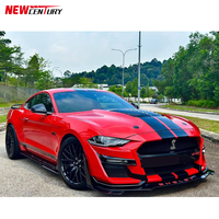 Mustang Pare-chocs en fibre de carbone pour Ford Mustang GT500 2018-2023 Pare-chocs avant et becquet avant modifiés