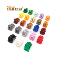 DELO TOYS Briques de construction en plastique en vrac DIY, pièces détachées pour enfants, briques en ABS 1*1 - 1*1, support 1 X 1 - 1 X 1 (N°36841)