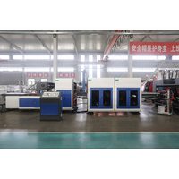 HS-C Serie Automatische Afdrukken Sleuf Stansen Map En Gluer Kartonnen Machines Golfkartonnen Doos Maken Machine