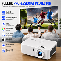 Projecteur laser Sharp XG-TK456ZA 1080P 6000 lumens Full HD à faible latence pour jeux et films