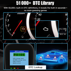 Scanner OBD2 pour la mécanique domestique Outil de réinitialisation de lecteur de code facile à utiliser Garantie <span class=keywords><strong>1</strong></span> an <span class=keywords><strong>Diagnostic</strong></span> Check Engine Light Read/Clear Codes - Product Image 6