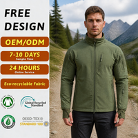 Veste tactique robuste pour homme, camouflage, imperméable, doublée de polaire, ultra légère, isolée, pour équipement de plein air