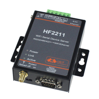 HF2211 Serveur réseau de port série de périphériques industriels Modbus IOT RS232 RS485 RS422 Convertisseur de modules de communication Ethernet WiFi