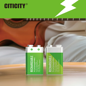 CITICITY C901 Batería Recargable de Iones de Litio de 9V y 4500mAh, 1200+ Ciclos, Cable de Carga USB-A y USB-C para Uso Doméstico - Product Image 4