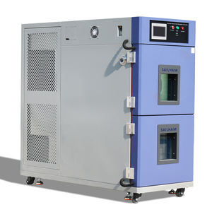 Machine d'essai d'fiabilité des nouvelles énergies, testeur de choc thermique à haute et basse température, appareil de choc thermique à deux zones, chambre - Product Image 1