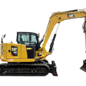 Pelleteuse d'occasion CAT 308CR Petite pelleteuse Japon Moteur d'origine à vendre Presque neuf Bonne condition Bonne performance - Product Image 1