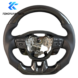 Volante de Coche Personalizado de Cuero y Fibra de Carbono Forjada para <span class=keywords><strong>Toyota</strong></span> Camry Highlander <span class=keywords><strong>2023</strong></span> 2024 2025 2026 - Product Image 1