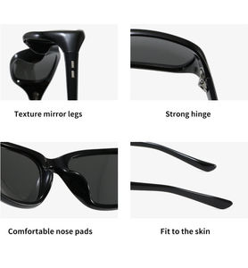 แว่นกันแดดแฟชั่น Y2K สไตล์วินเทจทรงรีแบบพัน<span class=keywords><strong>รอบ</strong></span>สำหรับผู้ชายและผู้หญิง เหมาะสำหรับกิจกรรมกลางแจ้ง ขับรถ รับทำโลโก้ตามสั่ง - Product Image 4