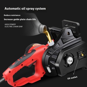 220V Industrial-Grade Handheld Chain Saw Battery-Powered <b>Power</b> <b>Tool</b> for Wood and Stone Chopping - Product Image 1