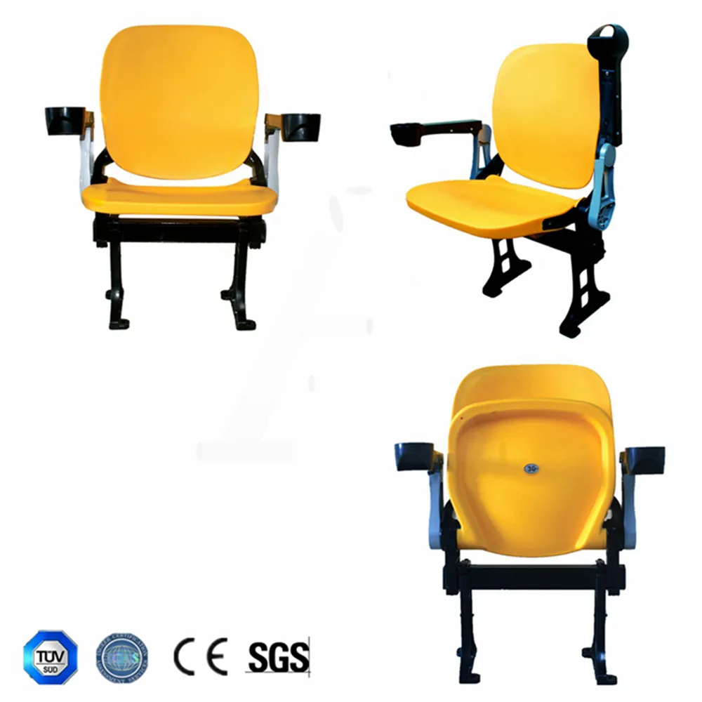 Factory Supply Foldable Outdoor Seating For School Theater Church Waterproof Plastic Seats