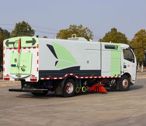 รถบรรทุกทำความสะอาดและกวาดพื้นขนาดกลางพลังงานไฟฟ้าล้วนรุ่นใหม่ของตงเฟิง พร้อมแบตเตอรี่ลิเธียมไอรอนฟอสเฟต และระยะทางวิ่ง 420 กม. - Product Image 3