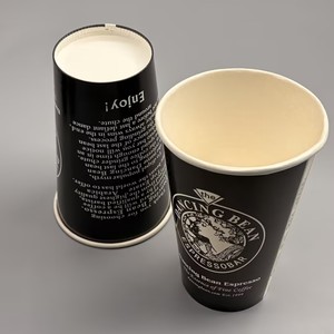 Gobelets en papier jetables à paroi simple, enduits de PE de qualité alimentaire, avec logo personnalisé imprimé, pour boissons chaudes, café, thé, vente en gros - Product Image 5