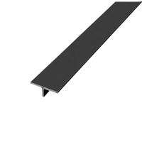Profilés en forme de T en acier inoxydable 304 PVD de 15 mm pour la décoration murale, garniture de carrelage en forme de T, miroir doré, or rose, finition brossée