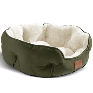 Organische, milieuvriendelijke honden- en kattenbed met orthopedisch traagschuim, wasbaar, duurzaam, winterwarm, in doos/karton verpakt - Product Image 2