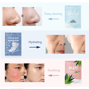 Rubioaroma OEN Foil 24K หน้ากากนมมิ้นต์ไทยเรืองแสงเด็กสนุกมาสก์ดูแลผิวโลโก้กรดไฮยาลูโรนิค - Product Image 4