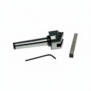 Fly <b>Cutter</b> MT2 Shank - M10 Drawbar <b>Thread</b> Milling Machine + HSS Bit + Key - Product Image 1