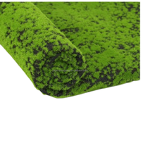 Tapis en fausse mousse plastique haute densité, gazon artificiel réaliste pour mur intérieur