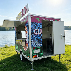 DOT Custom Built BBQ Food With Complete Smoker Setup For Charcoal Grill Hot Dog Commercial Street <b>Concession</b> <b>Trailer</b> - Product Image 6