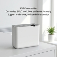 Diffuseur d'arômes professionnel intelligent 800 ml avec contrôle par application, blanc/noir, pour huiles parfumées, électrique