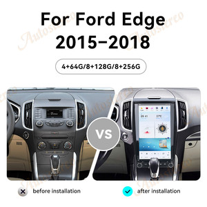 13.6 ''Carplay pour Ford Edge 2015-2018 manuel Android 13 <span class=keywords><strong>lecteur</strong></span> multimédia stéréo GPS Navi Auto sans fil <span class=keywords><strong>Blu</strong></span>-<span class=keywords><strong>ray</strong></span> écran quantique - Product Image 2