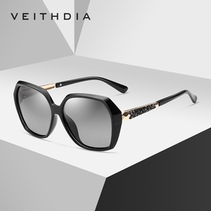 Veithdia Women's Polarized Sunglasses <b>Large</b> <b>Frame</b> UV400 Protection Driving Fashion TAC Lens Plastic Metal <b>Frame</b> 3161 - Product Image 3