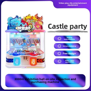เครื่องเล่นเกมหยอดเหรียญแบบตั้งโต๊ะสำหรับงานปาร์ตี้ในรูปแบบปราสาท พร้อมสติกเกอร์การ์ด ของขวัญจากบูติก ผลิตโดยผู้ผลิตโดยตรง สแกนโค้ดเพื่อเล่น - Product Image 5