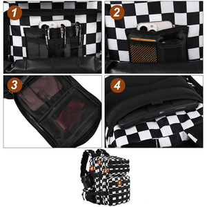 Mochila Escolar Trailpop con Compartimento Amplio para <span class=keywords><strong>Libros</strong></span>, Juego de Estuche para Lápices, Ligera, para Uso Diario en el Campus, 25L - Product Image 6