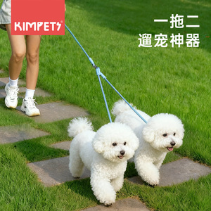Correa para perros, cadena tipo P, antiexplosión, cadena tipo P de doble cabezal ajustable, correa para perros, esencial para pasear y correa para sujetar a los perros - Product Image 2