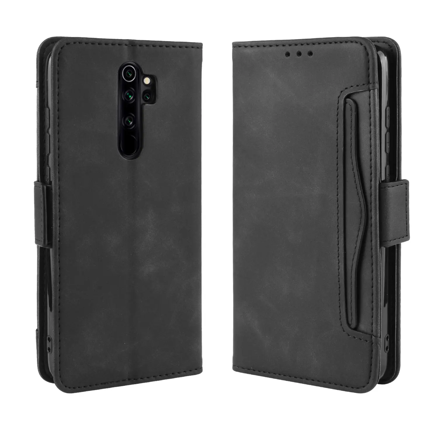 Multi Function Multi Card Slot Detachable Wallet Leather Phone Case For Xiaomi Redmi Note 8 Pro