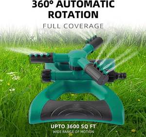 Aspersor Automático KAILUN de 360 Grados, Cabezal de Aspersión Giratorio Ajustable de Plástico Resistente para Jardín y Césped, Ahorro de Agua para Patio - Product Image 2