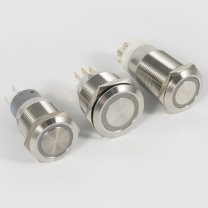Botón pulsador momentáneo de metal de 12 mm, 16 mm, 19 mm, 22 mm, 25 mm, IP65 para estación de control de máquina de soldar - Product Image 5