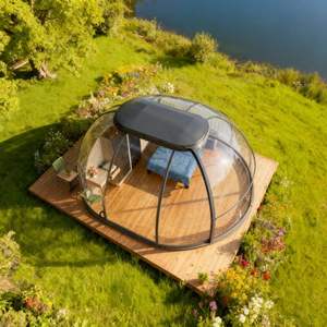 Tente extérieure moderne, bulle en <span class=keywords><strong>polycarbonate</strong></span>, cadre en <span class=keywords><strong>aluminium</strong></span>, durable, élégante, maison-conteneur, hôtel - Product Image 5