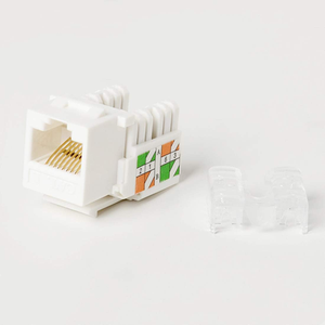 Module réseau RJ45 Keystone Cat6 sans outil à 90 degrés avec capuchon transparent, <span class=keywords><strong>prise</strong></span> femelle pour plaque murale Ethernet - Product Image 3