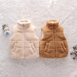 Chaleco Acolchado Informal para Niñas, Ropa de Invierno para Bebés, Chaqueta de Color Sólido, Chaleco Acolchado para Niños - Product Image 5