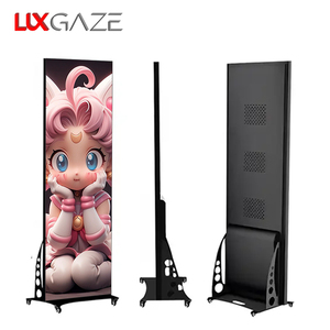 LuxGaze Manufacture Custom <strong>Led</strong> Poster Programmable Sign <strong>Display</strong> <strong>Board</strong> Full Color Customized Aluminum 2mm Smart <strong>LED</strong> Poster - Product Image 1