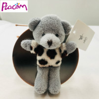 Aimants de réfrigérateur âne en gros aimants de réfrigérateur en peluche personnalisés fabricant de jouets en peluche douce