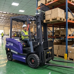 ISO OEM Factory for Indoor Outdoor <strong>Warehouse</strong> Pallet Stacking Loading Unloading 2 3 Ton 4M 5M 6M Lifting Height Electric Forklift - Product Image 3
