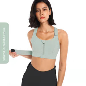 Ropa Deportiva Hecha a Mano de Talla Grande, Sujetador Deportivo Elástico para <span class=keywords><strong>Mujer</strong></span>, Sujetador Deportivo para Gimnasio y Yoga - Product Image 5