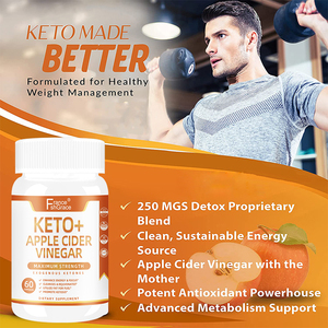 Cápsulas de Vinagre de Sidra de Manzana Keto BHB Personalizadas, Suplemento de Cetonas Exógenas, Apoyo para el Control de Peso, Energía y Concentración para Adultos - Product Image 5