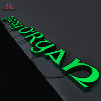 Letrero Luminoso LED 3D con Logotipo Personalizado, Letras de Canal con Iluminación Frontal, Resistente al Agua IP65, para Exteriores, para Tiendas y Edificios