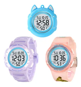 Trendy Skmei 2236 Replace Styles DIY Watch Disassembly NFC Digital Children Wrist Watch Colorful Digital Watch For Kids Series