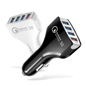 סיטונאי 4 יציאת USB מטען לרכב רב USB יציאת QC 3.0 נייד טלפון מטען לרכב