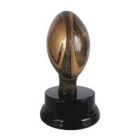 Copa de Trofeo de Rugby de Resina Weivista con Logotipo Personalizado y Nombre del Jugador para Partidos de Liga