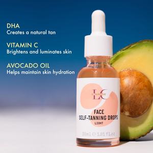 <span class=keywords><strong>Lance</strong></span> Etiqueta privada Cuidado DE LA PIEL DHA Gotas de bronceado Vegano Autobronceador Brillo de larga duración Vitamina C Gotas de bronceado facial - Product Image 2