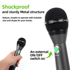 Microphone filaire d'annulation de bruit de scène professionnelle RD-W04 Microphone en métal adapté au chant vocal - Product Image 4