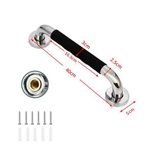 מעקה בטיחות לבן נגד החלקה לחדר אמבטיה, שירותים, מקלחת, לאנשים עם מוגבלויות, קשישים וקשישים - Product Image 5