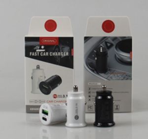 Universal PD Car Charger 3.1A Fast Charging A+C Dual <b>USB</b> Car Charger Power <b>Adapter</b> with Box Package - Product Image 6